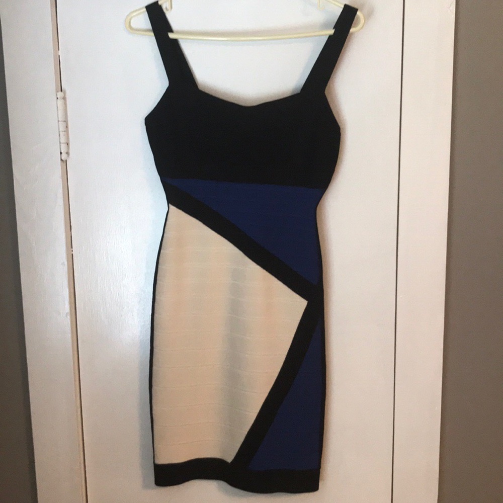 HERVE LEGER fitted dress